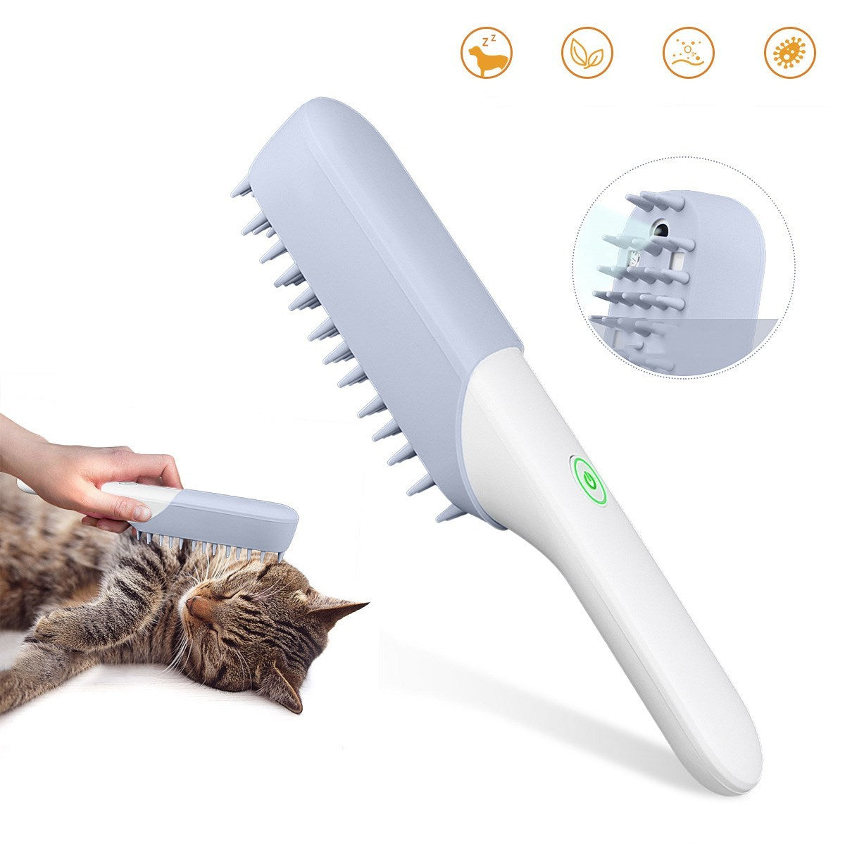 Pamper Your Pet with the Ultimate Silicone Massage Brush Comb
